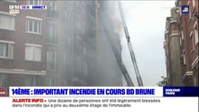 Paris: un important incendie dans le 14e arrondissement de Paris