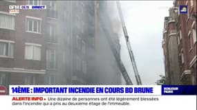 Paris: un important incendie dans le 14e arrondissement de Paris