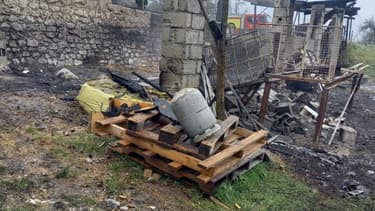 Un bâtiment de 200m² a été entièrement détruit.