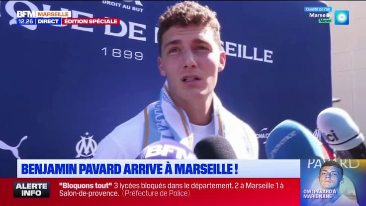 Les premiers mots de Benjamin Pavard, nouveau défenseur de l'Olympique de Marseille