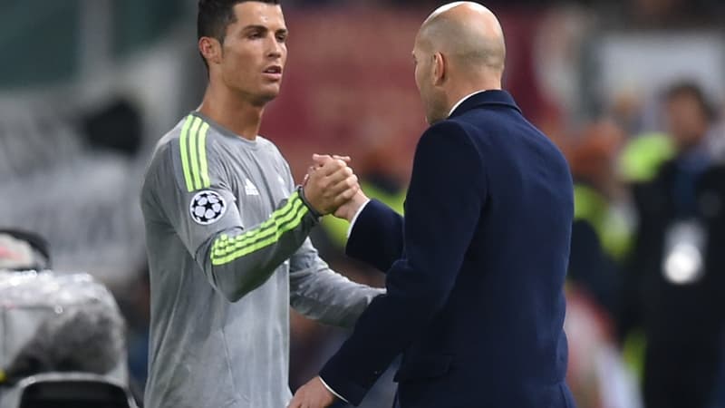 Cristiano Ronaldo et Zinedine Zidane