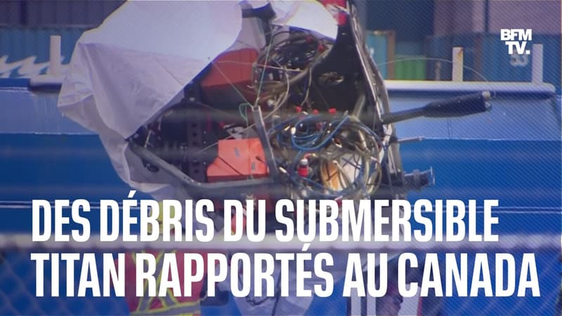 Des débris du submersible Titan rapportés au Canada