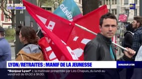 Réforme des retraites: une manifestation à l'appel de la jeunesse à Lyon