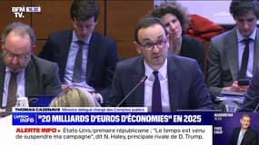 Budget de l'État: le ministre des Comptes publics Thomas Cazenave annonce "20 milliards d'euros d'économies supplémentaires" en 2025