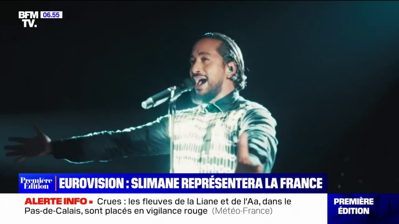 Mon amour, le titre que chantera Slimane à l'Eurovision, dévoilé