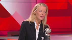 La présidente de Sanofi France, Audrey Derveloy, sur RMC-BFMTV, le 4 octobre 2023.