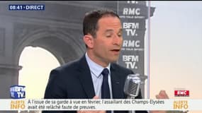 Benoit Hamon: "je parlerai sous la statue de Jaurès pour rendre hommage aux policiers"