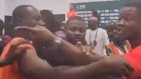  Des tensions éclatent en conférence de presse entre journaliste sénégalais et guinéens, le 22/01/2024