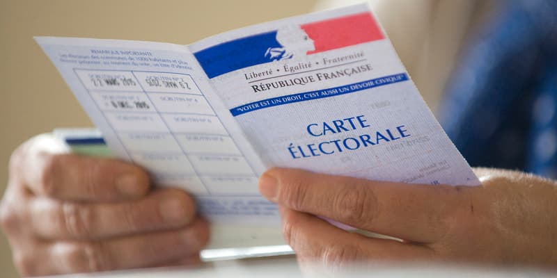 Une carte électoral (photo d'illustration)