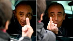 Echange de doigts d'honneur à Marseille pour Eric Zemmour. 