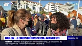 Toulon: nouvelle manifestation des soignants pour obtenir de meilleures conditions de travail
