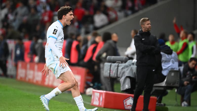 La rage de Leo Balerdi après l'ouverture du score de l'OM à Pierre-Mauroy, 4 mai 2025