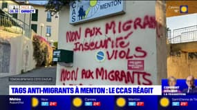 Alpes-Maritimes: le CCAS réagit aux tags anti-migrants à Menton