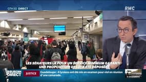 5 décembre: le sénateur LR, Bruno Retailleau veut instaurer un "service minimum garanti" dans les transports publics les jours de grève