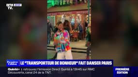 L'image du jour : Le "transporteur de bonheur" fait danser Paris - 14/12