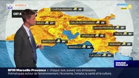 Météo Bouches-du-Rhône: du soleil malgré quelques nuages, 26°C à Marseille