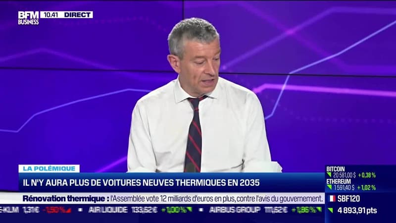 Nicolas Doze : Il n'y aura plus de voitures neuves thermiques en 2035 - 01/11
