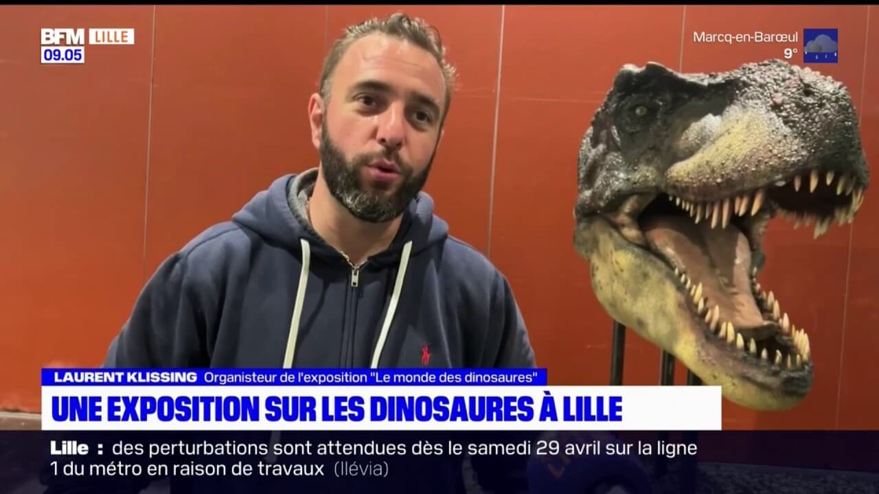 Lille une exposition sur les dinosaures ce weekend au Grand Palais