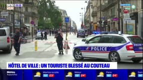 Hôtel de ville: samedi, un touriste a été agressé au cutter
