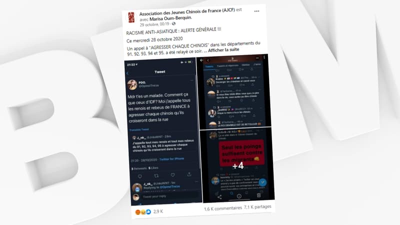 Les messages de haine envers la communauté asiatique en Île-de-France se multiplient sur les réseaux sociaux. 