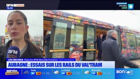 Aubagne : premiers essais sur les rails du Val'Tram