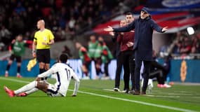 Thomas Tuchel lors du match Angleterre-Albanie, le 21/03/2025