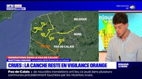 Crues dans le Pas-de-Calais: la Canche reste en vigilance orange