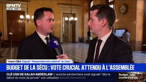 Vote du budget de la Sécurité sociale: "Il faut peser le pour et le contre", explique Yoann Gillet, député RN du Gard