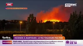 Incendie à Martigues: le feu n'est toujours pas fixé