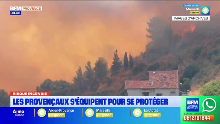 Risque incendie : les provençaux s'équipent pour se protéger 