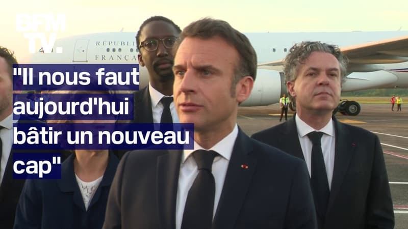 La prise de parole d'Emmanuel Macron en Guyane en intégralité