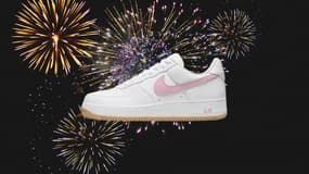 Cette paire de Nike Air Force 1 est à prix fou avec un top coloris pour l'été