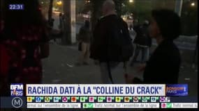 Paris: Rachida Dati à la "colline du crack"