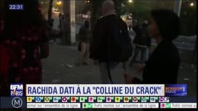 Paris: Rachida Dati à la "colline du crack"