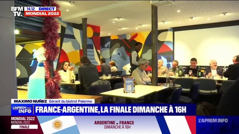 Beaucoup de réservations dans ce bar argentin de Paris en vue de la finale du Mondial