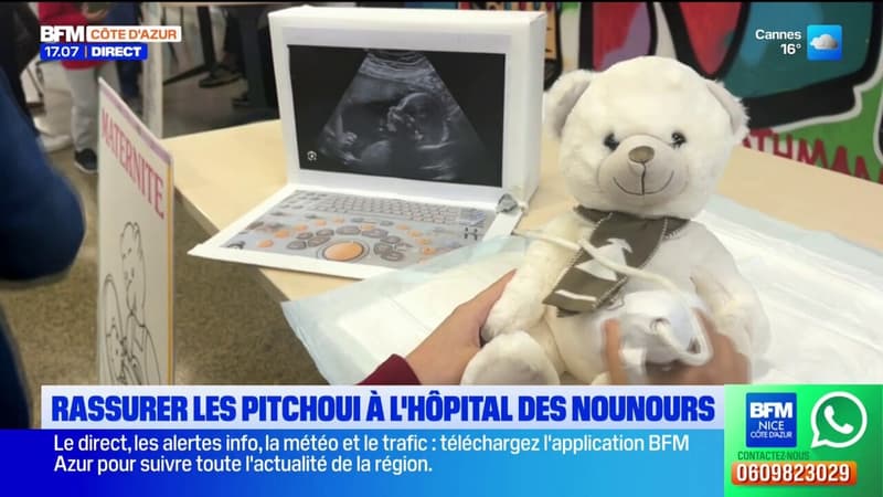 Nice: un hôpital pour les doudous, pour aider les enfants à ne plus avoir peur du médecin