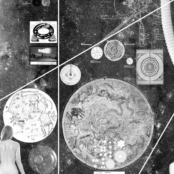 Zoom dans le disque "Espace". Une curation de cartes célestes réalisées à différents moments de l’histoire.