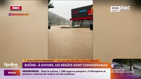Rhône: à Givors, les dégâts sont considérables 