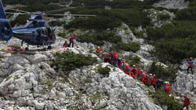 Le spéléologue a été évacué du gouffre ce jeudi matin.