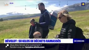 Hautes-Alpes: plus de 50 kilos de déchets ramassés dans le Dévoluy