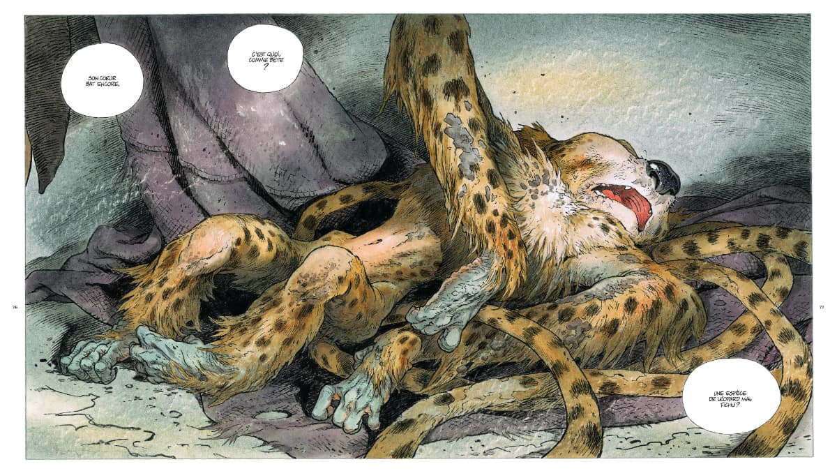 Le Marsupilami réaliste du dessinateur Frank Pé