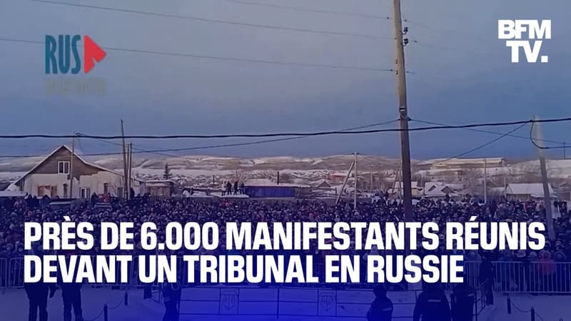 Une manifestation réunit 6.000 personnes en Russie après la condamnation d'un opposant russe