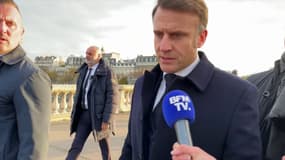 Le président Emmanuel Macron le 14 novembre 2024 à Paris
