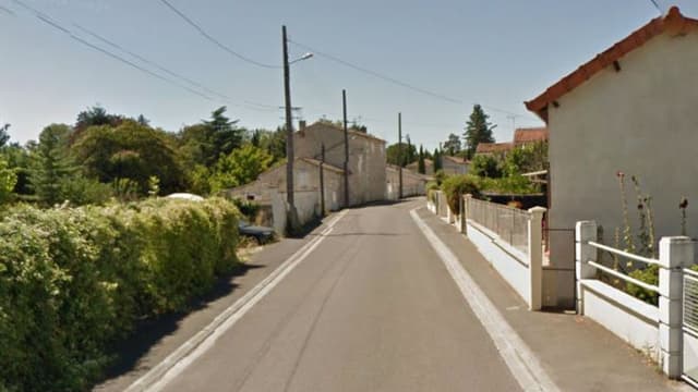 La rue du Petit-Vouillac à Gond-Pontouvre, en Charente, où s'est noué le drame.