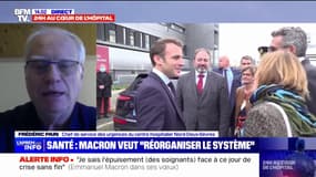 Emmanuel Macron n'a pas pris conscience "de la gravité du problème" selon Frédéric Pain de l'Association des Médecins urgentistes de France