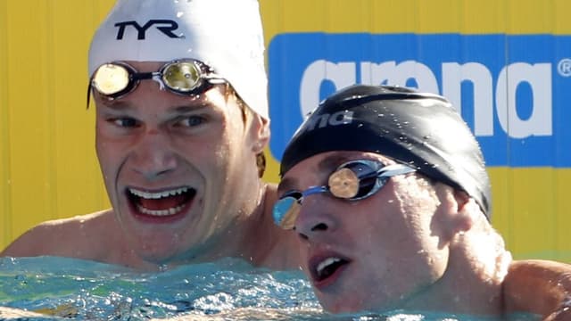 Yannick Agnel et Paul Biedermann