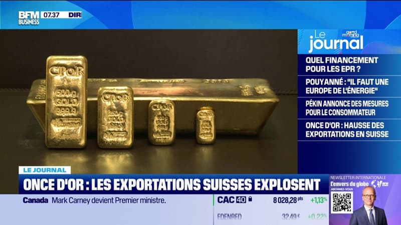 Once d'or : les exportations suisses explosent