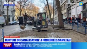 Lyon 3e : rupture de canalisation, 4 immeubles sans eau