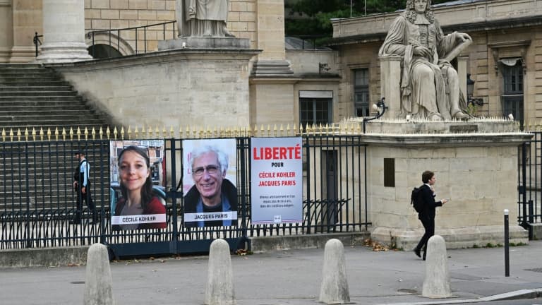 Les proches de Cécile Kohler et Jacques Paris, détenus en Iran, alertent sur l'"urgence vitale" de les libérer