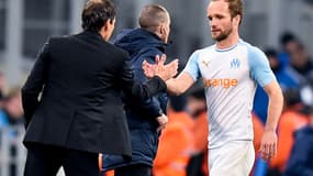 Rudi Garcia et Valère Germain